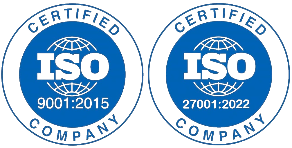 ISO 9001:2015 & 27001:2022 Certified